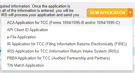 aca new application