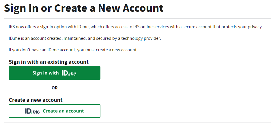 step1 idme create