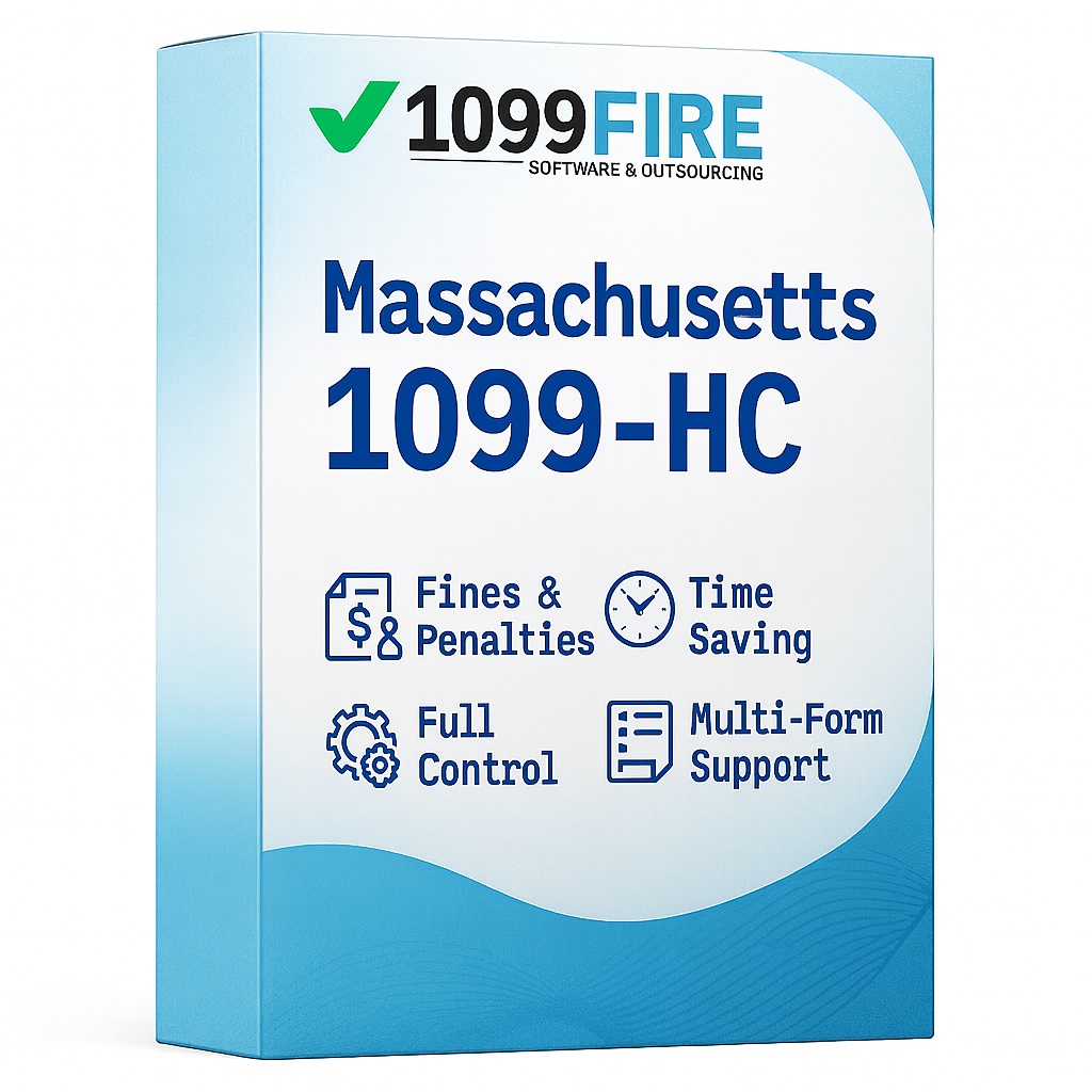 Massachusetts 1099-HC filing software for MassTaxConnect reporting