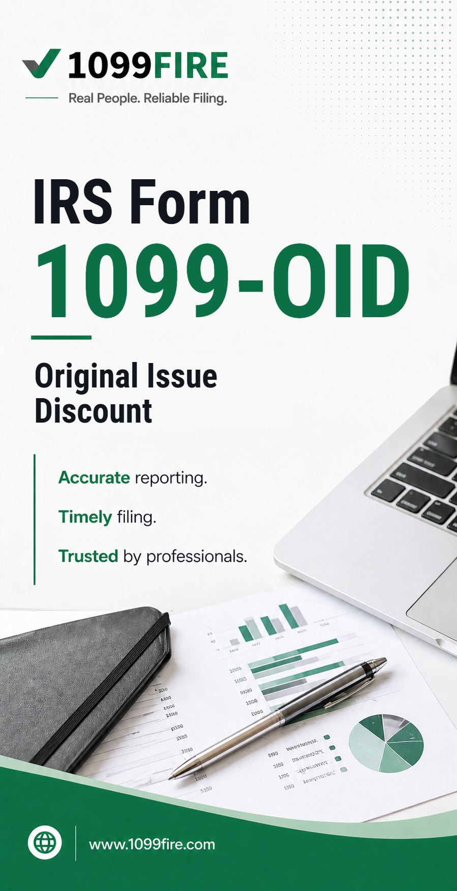 IRS Form 1099-OID, Original Issue Discount, filed by 1099FIRE
